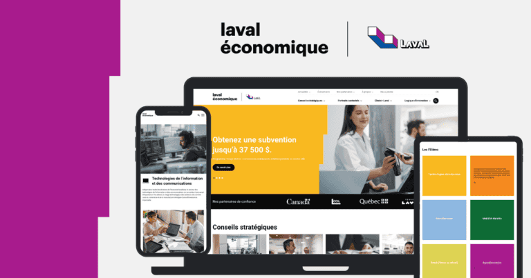 Mockup - Laval Économique