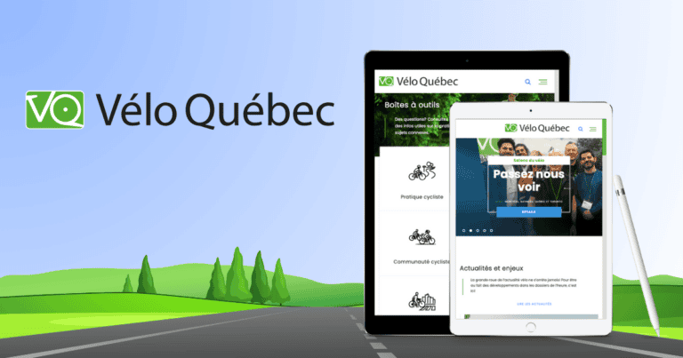 Mockup - Vélo Québec
